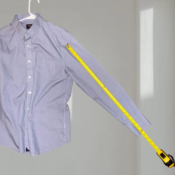 UNTUCKit Shirt – Blue Micro-Check Button-Down (Medium) - Picture 5 of 5